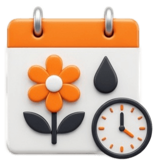 Period and cycle tracker icon