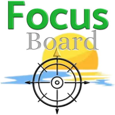 Compass rose icon symbolising direction and clarity, representing Pocket Power’s Focus Board for visual goals and actionable steps.